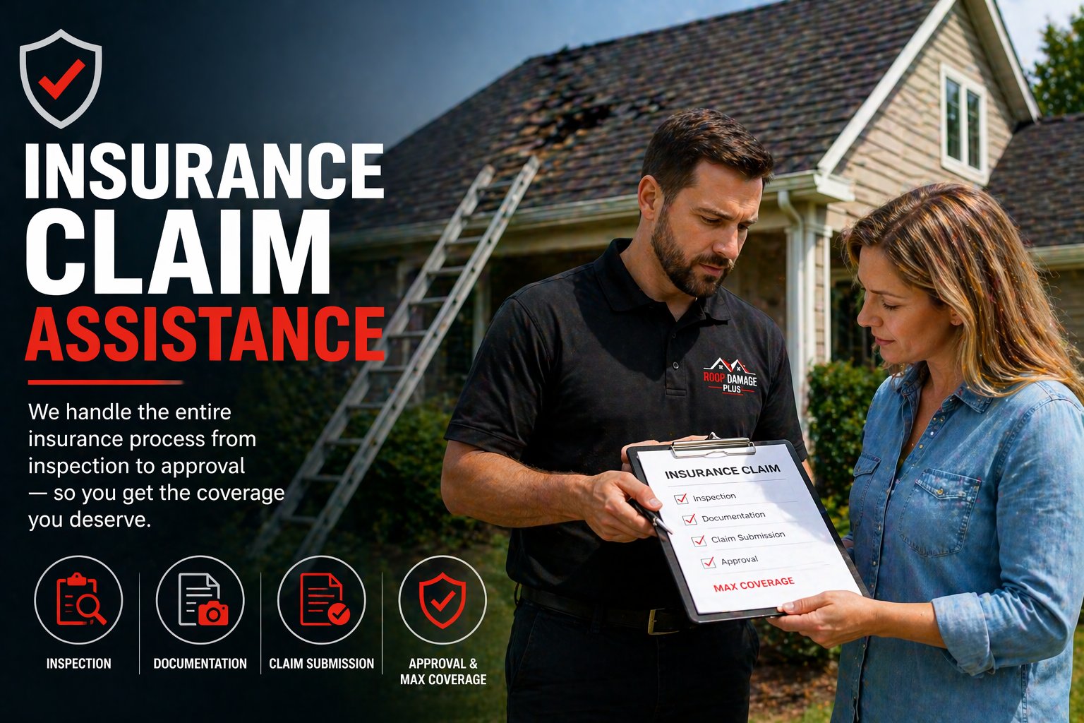 Insurance claim assistance roofing